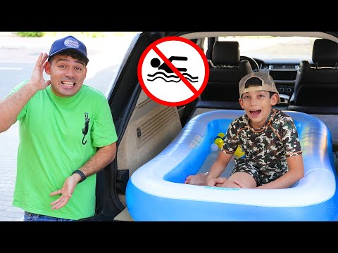 Jason safety rules of conduct in the car and pool