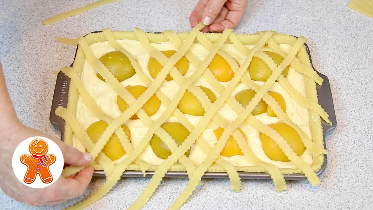 Персиковый Пирог Очень Нежный и Очень Вкусный