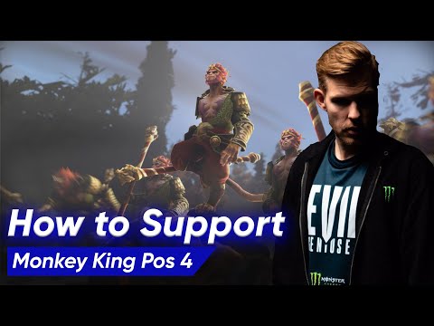 EG.Cr1t 🐵 Monkey King How to Pos 4 | Dota 2 Pro Supports