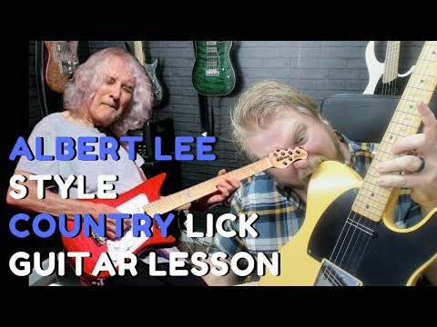 Hot Albert Lee Style Country Guitar Lick Lesson - Levi Clay