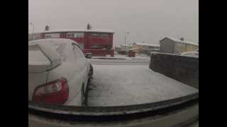 preview picture of video 'Snow Day Timelapse Cork City 2012'