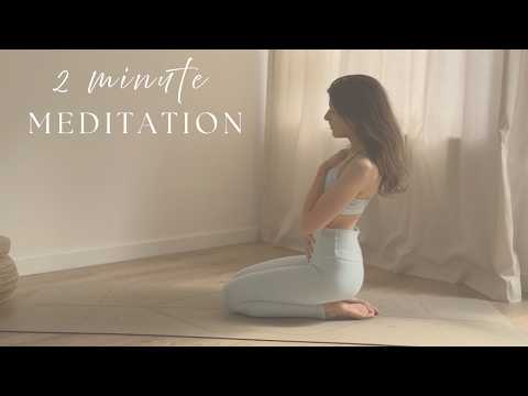 2 Minute Savasana | End Your Practice With Calm and Stillness | Guided Meditation