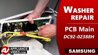 Samsung Washer Won't Power On - PCB Main Repair