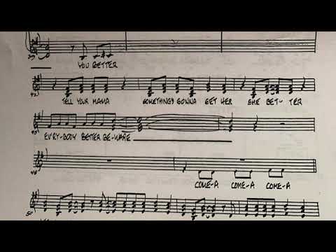 Holy Cross Little Shop of Horrors Prologue - Harmonies Rehearsal Track