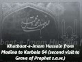 Khutbaat E Imam Hussain A S From Madina To Karbala 04 Urdu