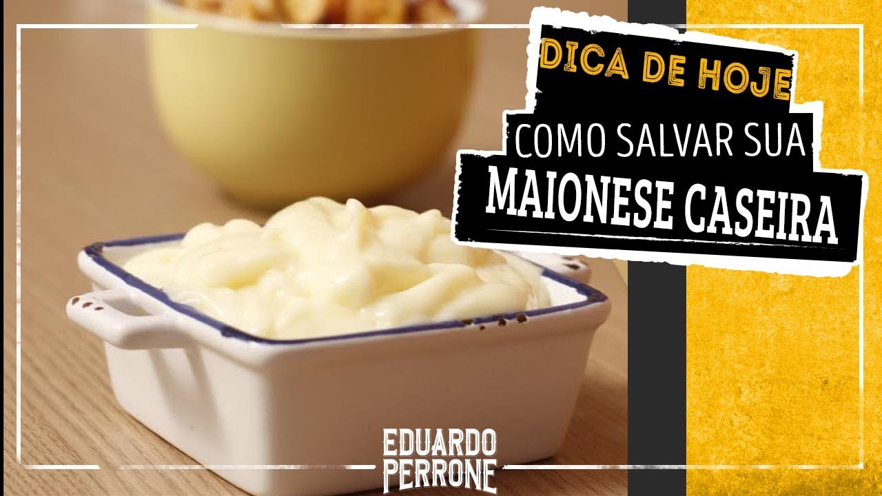Sua maionese desandou Tem salvação! - SALVANDO SUA MAIONESE