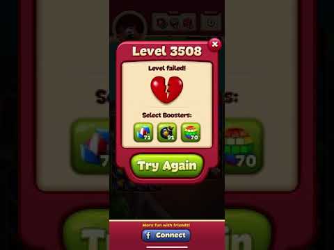 Toon Blast Level 3508 - No Boosts - 2 Stars