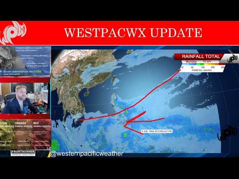 Easterly wave setup with cold surge dominating the western pacific