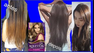 Como eu pinto meu cabelo em casa ♡ KOLESTON 70 das luzes para loiro médio