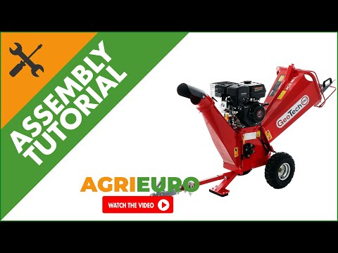 GeoTech PRO PCS 90 L Heavy-duty Petrol Garden Shredder - Assembly tutorial