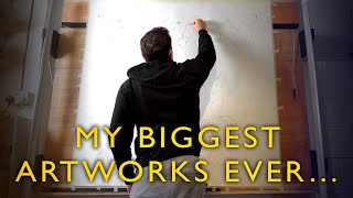 The TWO LARGEST ARTWORKS I've Ever Made!
