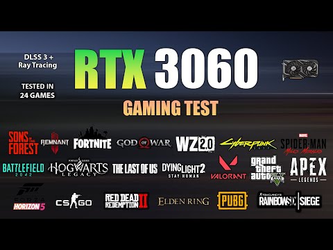 RTX 3060 : Test in 24 Games in Late 2023 - RTX 3060 Gaming Test