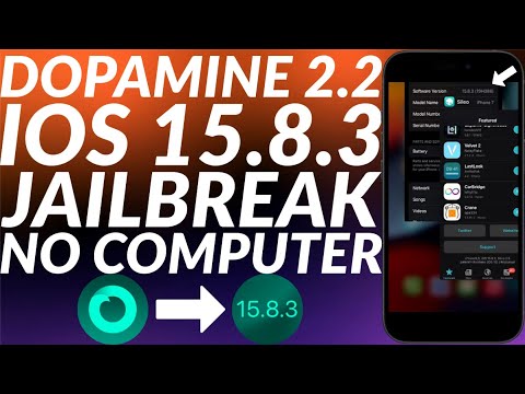 How to Jailbreak iOS 15.8.3 with Dopamine 2.2 Jailbreak without PC | iOS 15.8.3 Jailbreak No PC