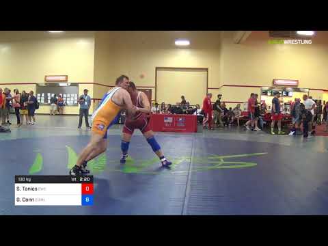 2018 Marine Corps US Open/Masters C Greco Roman 130 RR Rnd 4 - Samuel Tanios (CWC) Vs. Greg Conn (