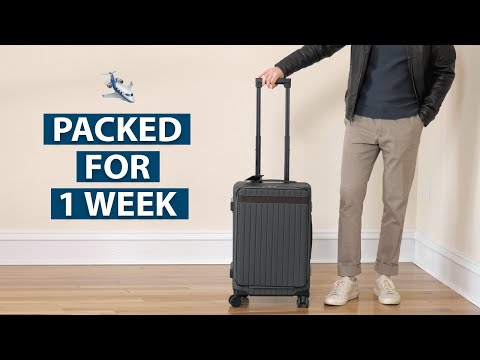 Part of a video titled How to Pack a Carry-On Bag (4 to 7 Day Trip) - YouTube