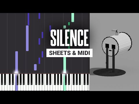Silence - 5admin - Piano Tutorial + MIDI