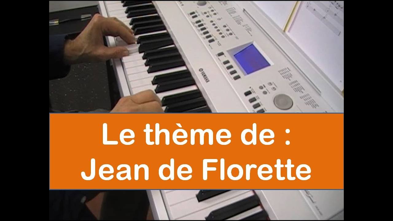 Jean de Florette - thème du film pour piano ou clavier + partition
