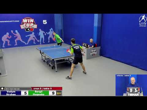 15:00 Грибан Вадим 3-1 Гогенко Сергей  cтол 5 ЮГ-4 10.04.22