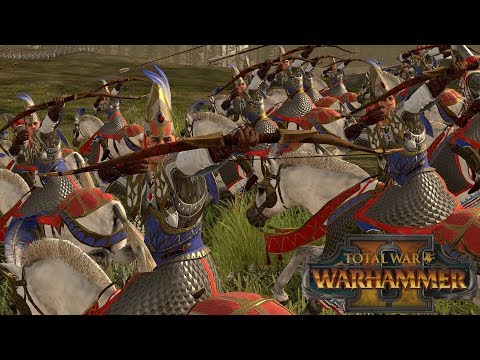 Reaver Hit & Run - High Elves vs Beastmen // Total War: Warhammer II Online Battle