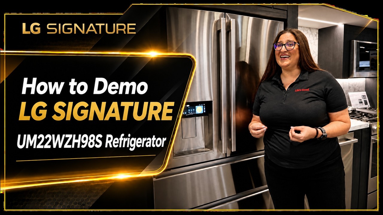 How to Demo LG SIGNATURE UM22WZH98S Refrigerator