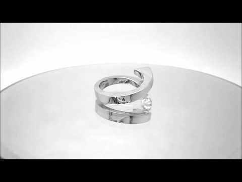 ROUND CUT DIAMOND ENGAGEMENT RING TENSION SET 1.00CT - KNR INC - Tension