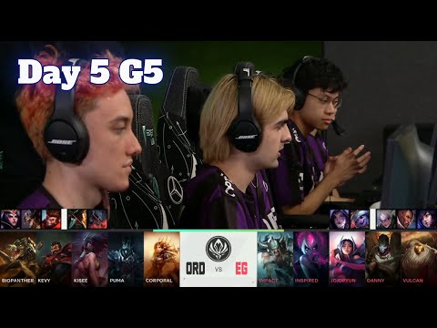 ORD vs EG - Day 5 LoL MSI 2022 Group Stage | ORDER vs Evil Geniuses full game