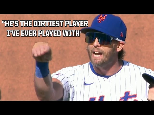 Jeff McNeil gets really mad at Rhys Hoskins for his slide, a breakdown