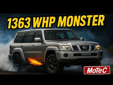 1363WHP Nissan Patrol TB48 on G45 Turbo – INSANE Dyno Pulls | MoTeC
