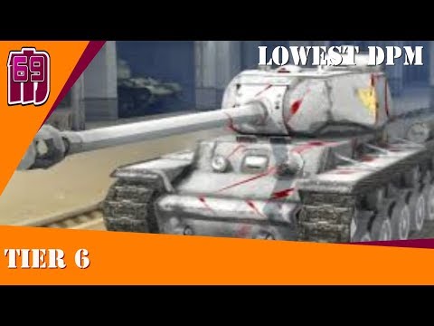 Lowest DPM - tier 6 | wot blitz
