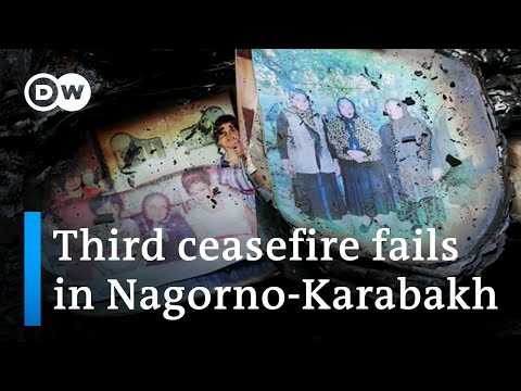美國斡旋的納戈爾諾-卡拉巴赫停火協議失敗了 (US-brokered ceasefire in Nagorno-Karabakh fails | DW News)