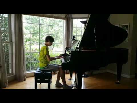 Hakon playing a jazz piece.