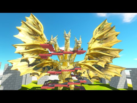 FPS Avatar Around Ghidorah  - Animal Revolt Battle Simulator