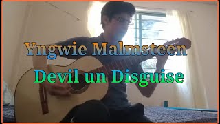 Devil In Disguise - Yngwie Malmsteen-(intro) guitar cover