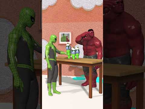 How does Spider-Man manage to steal ice cream from the Hulk all the time?