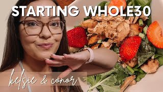 VLOG | Caught in a Tornado?! | Starting WHOLE30 - Grocery Haul | Kelsie & Conor