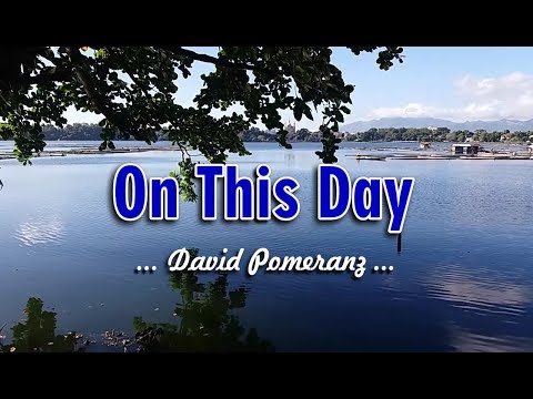 On This Day - (KARAOKE VERSION) in the style of David Pomeranz