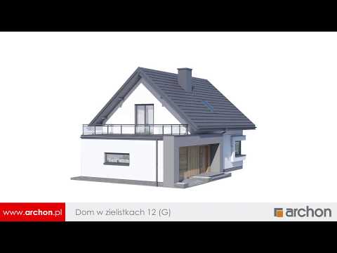 Dom w zielistkach 12 (G) - Prosty i ekonomiczny w budowie dom I ARCHON+ Projekty Domów