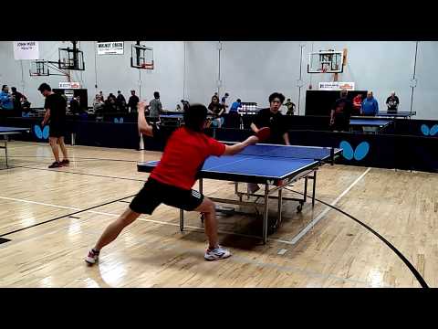 Si Zhigao (2505) vs Leo (2297), Men's Singles Round of 16 at Walnut Creek, CA on 3/1/2020