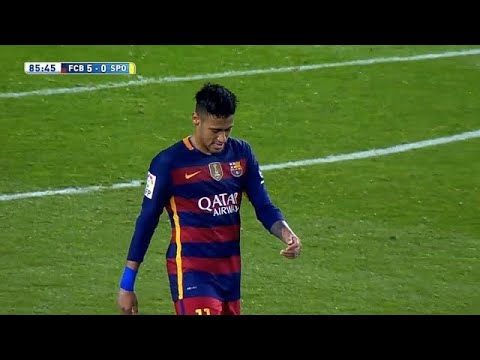 Neymar Vs Sporting Gijon (H) La Liga 15-16 | HD 1080i