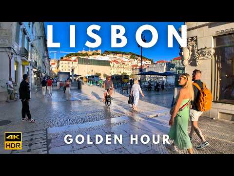 Lisbon’s Hidden Heart ❤️ LISBON Walking Tour 4K HDR – ROSSIO & Figueira Square