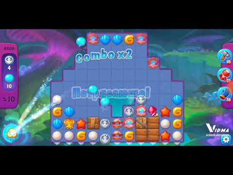 Fishdom. 4600 super hard level no boosters and diamonds