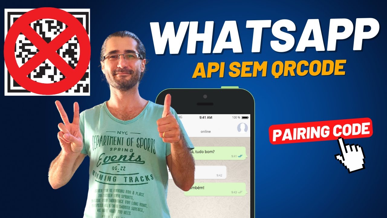 WhatsApp API Grátis sem QRCode: Usando Pairing Code
