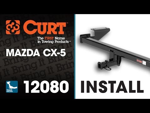 Trailer Hitch Install: CURT 12080 on a Mazda CX 5