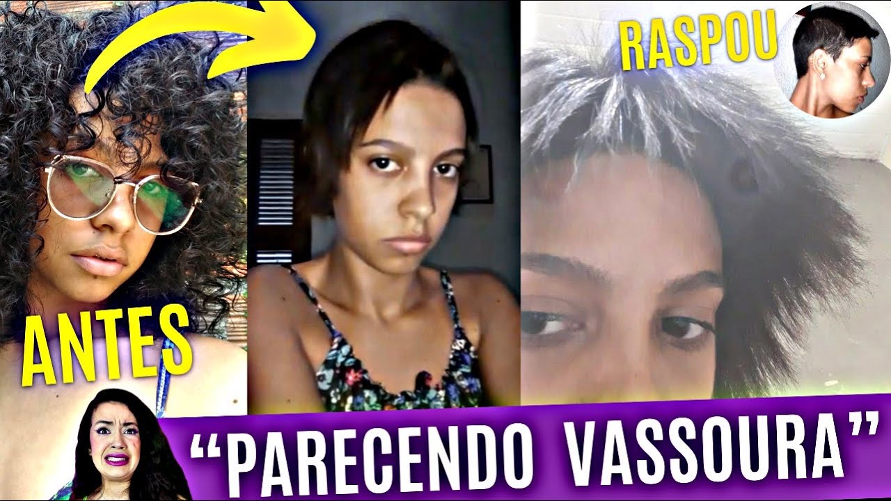TEVE QUE RASPAR! MENINA DESTRUIU O CABELO PRA CHAMAR ATENÇÃO 😱 Entenda o caso.