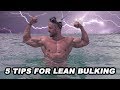 5 RULES FOR LEAN BULKING! HOW TO GET BIG BUT NOT FAT