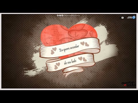 Eu Quero Acordar Do Seu Lado video