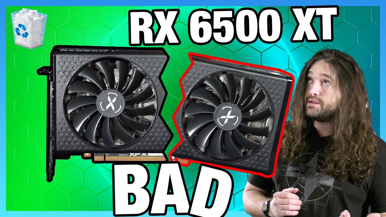 AMD RX 6500 XT is Worse Than 2016's GPUs: Benchmarks vs. GTX 1060, 970, 960, & RX 580