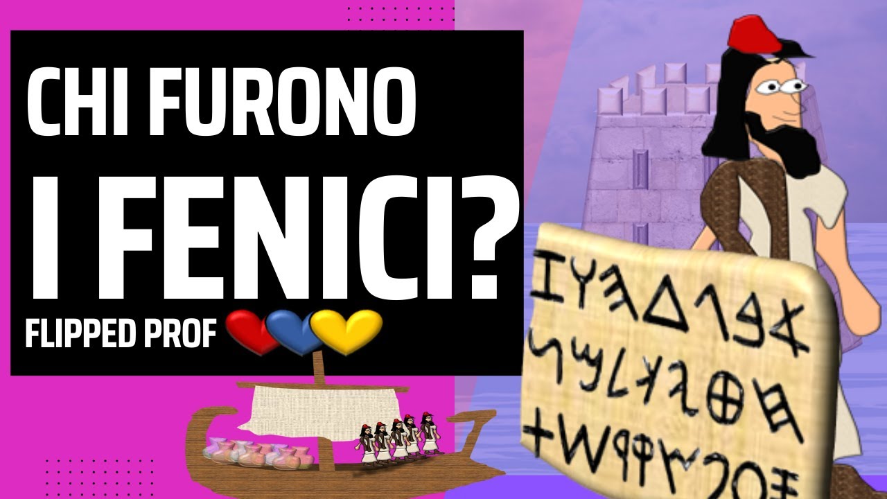 Chi furono i FENICI storia, religione navi porpora vetro commercio e tanto altro