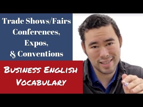 展示会と会議の語彙｜ビジネス英語レッスン (Trade Shows and Conferences Vocabulary | Business English Lesson)