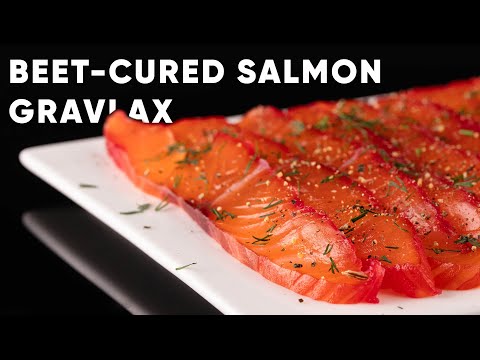 This Beetroot Cured Salmon Will Make Your Guests SPEECHLESS!